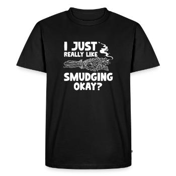 J’aime vraiment la purification d’accord Amérindien - T-shirt Premium bio Homme - noir - Devant - Nico (187cm)