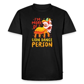 Je suis plutôt une personne de danse du lion danseuse de dragon - T-shirt Premium bio Homme - noir - Devant - Nico (187cm)