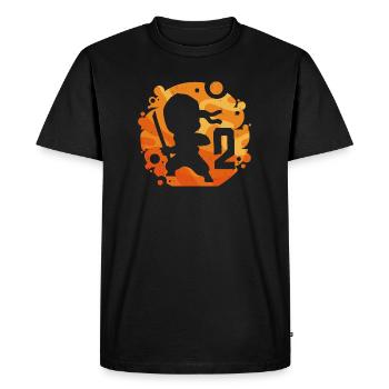 Ninja Fighter Birthday Boy 2 ans - T-shirt Premium bio Homme - noir - Devant - Nico (187cm)