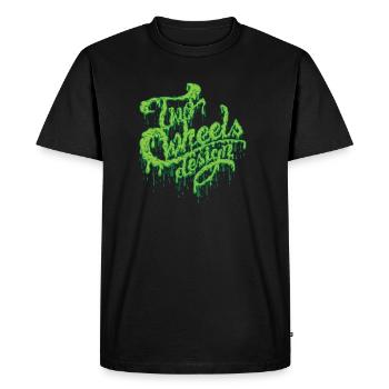 TWD boue - T-shirt Premium bio Homme - noir - Devant - Nico (187cm)