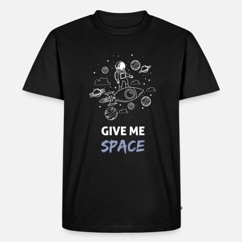 Donnez-moi de l'espace - T-shirt Premium bio Homme - noir