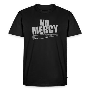 No Mercy Cartouche grise - T-shirt Premium bio Homme - noir - Devant - Nico (187cm)