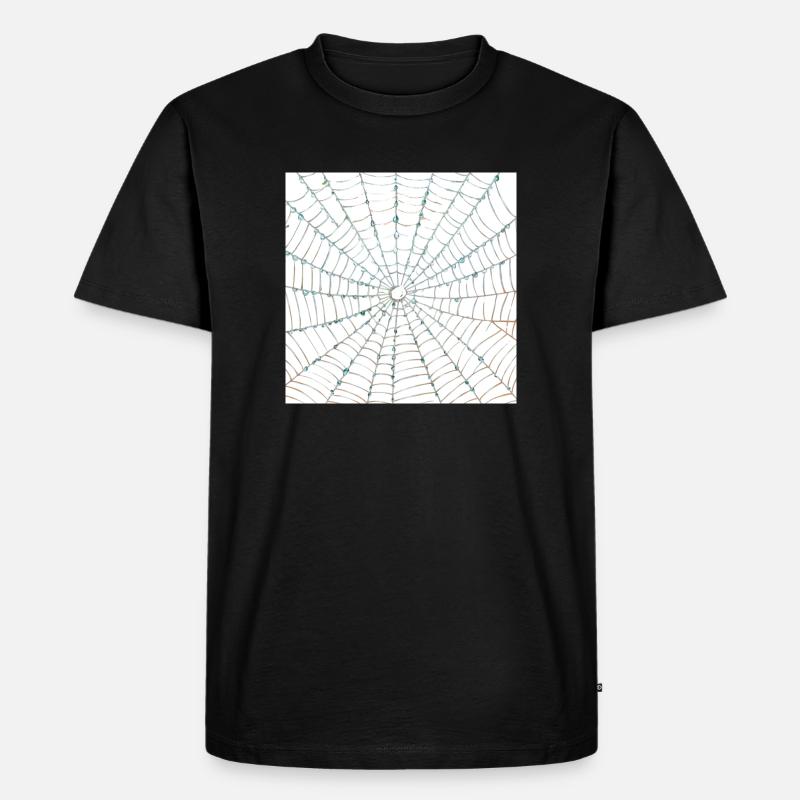 Conception de toile d’araignée - T-shirt Premium bio Homme - noir