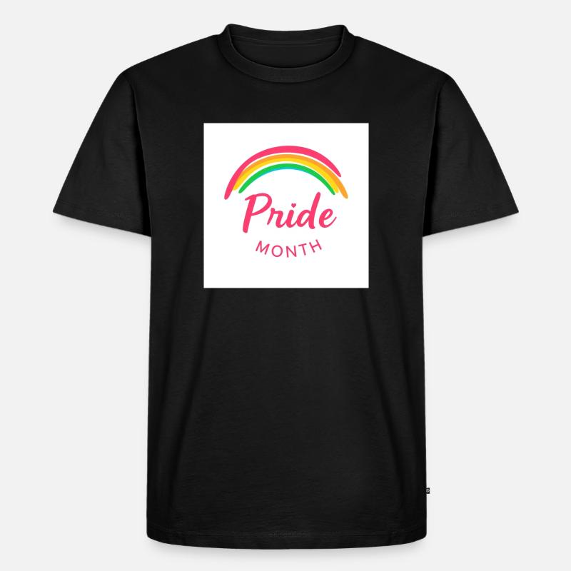 Pride - Männer Premium Bio T-Shirt - Schwarz