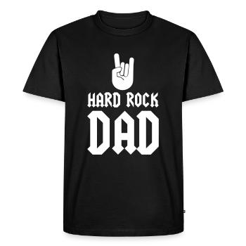 Hard Rock Dad - T-shirt Premium bio Homme - noir - Devant - Nico (187cm)