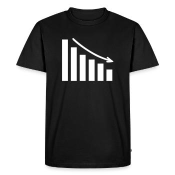 graphique - T-shirt Premium bio Homme - noir - Devant - Nico (187cm)