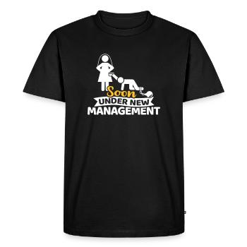 enterrement de vie de jeune fille - T-shirt Premium bio Homme - noir - Devant - Nico (187cm)