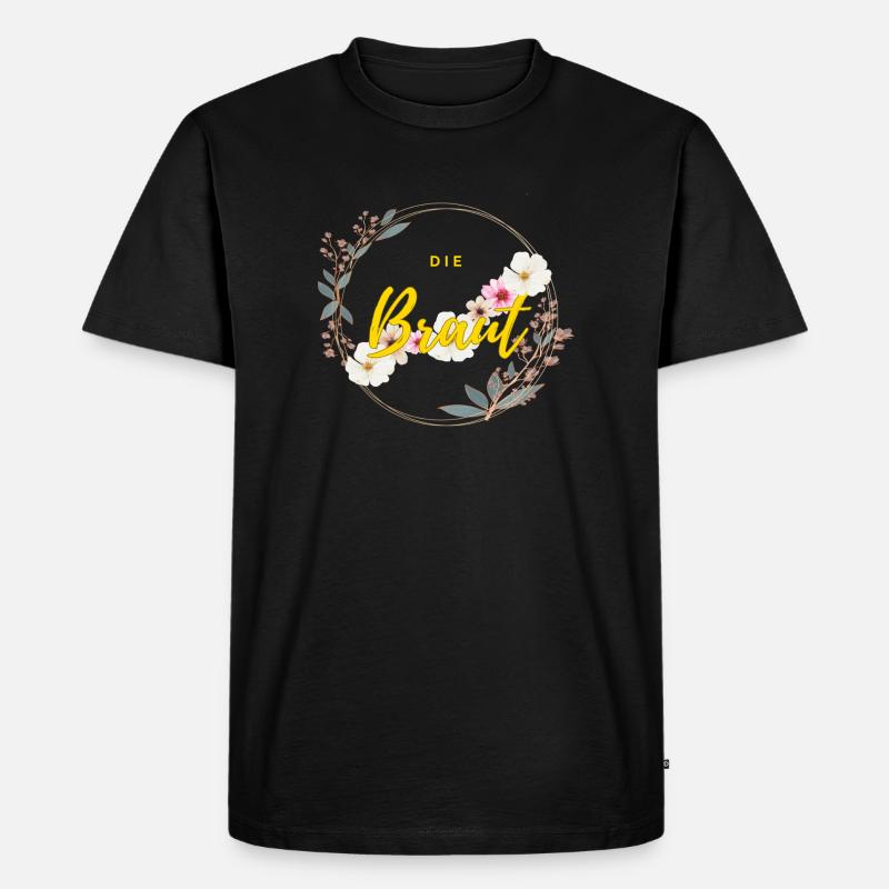 Die Braut - Männer Premium Bio T-Shirt - Schwarz