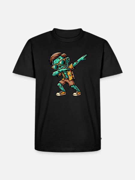 Dabbing Zombie - Men's Premium Organic T-Shirt - black
