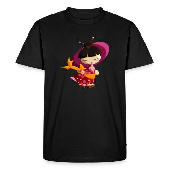 japonaise - T-shirt Premium bio Homme - noir - Devant - Nico (187cm)
