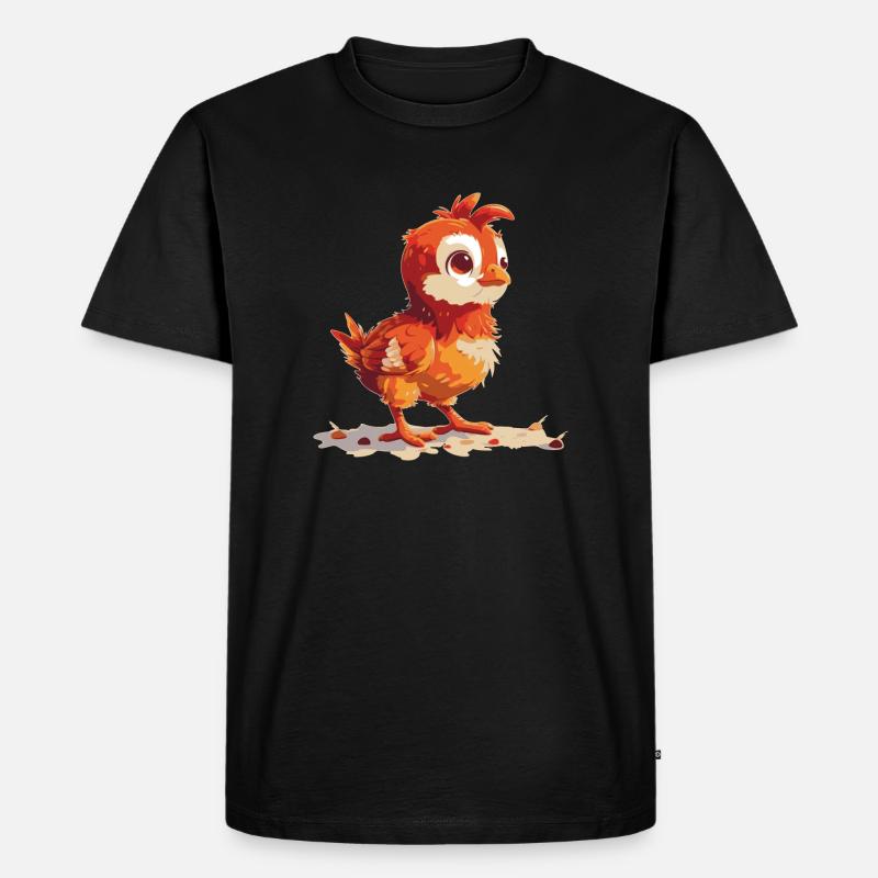 Floh - Männer Premium Bio T-Shirt - Schwarz