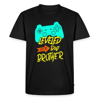 Mis à niveau jusqu’à Big Brother großer Bruder - T-shirt Premium bio Homme - noir - Devant - Nico (187cm)