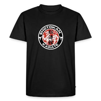Karaté Shotokan - T-shirt Premium bio Homme - noir - Devant - Nico (187cm)