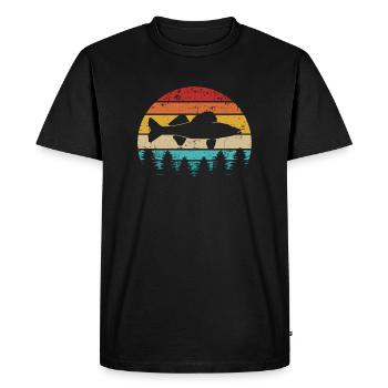 Sandre - T-shirt Premium bio Homme - noir - Devant - Nico (187cm)