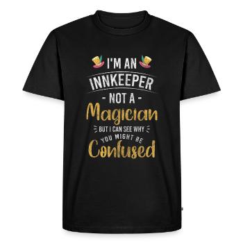 Tavern Restaurant Shots Rausch - Men's Premium Organic T-Shirt - black - Front - Nico (187cm)