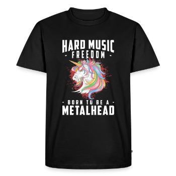 Metal Guitare Rock Hard Rock - T-shirt Premium bio Homme - noir - Devant - Nico (187cm)