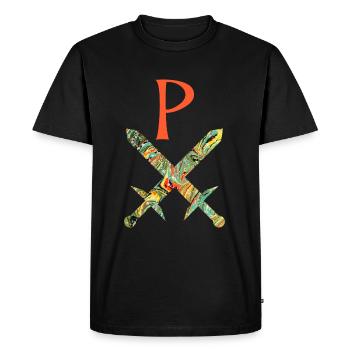 épées croisées e 200 p - T-shirt Premium bio Homme - noir - Devant - Nico (187cm)