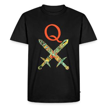 épées croisées e 200 q - T-shirt Premium bio Homme - noir - Devant - Nico (187cm)
