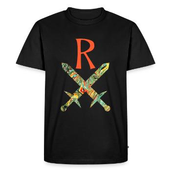 épées croisées e 200 r - T-shirt Premium bio Homme - noir - Devant - Nico (187cm)