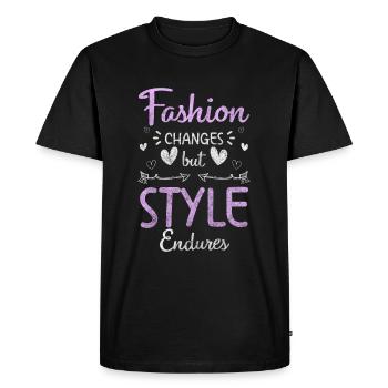 Magasinez Trendsetter Newfangled Fashion Boy - T-shirt Premium bio Homme - noir - Devant - Nico (187cm)
