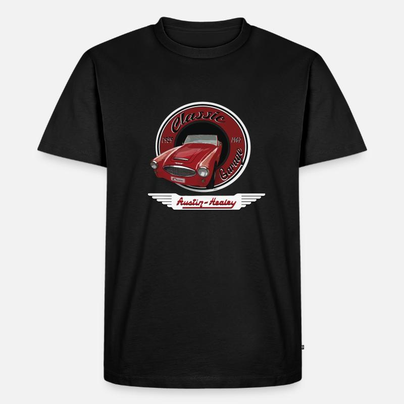 Klassisches Auto - Männer Premium Bio T-Shirt - Schwarz