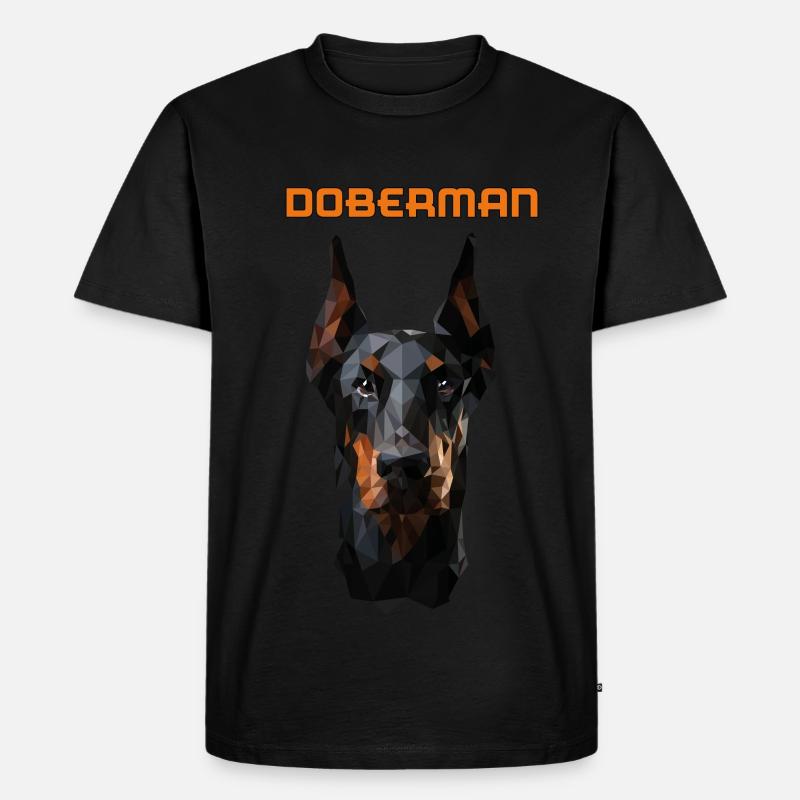 DOBERMAN - Männer Premium Bio T-Shirt - Schwarz