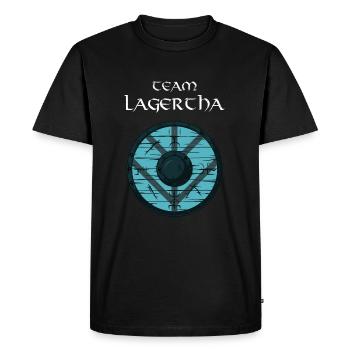 Équipe Lagertha Gift Norse Viking Mytholog - T-shirt Premium bio Homme - noir - Devant - Nico (187cm)