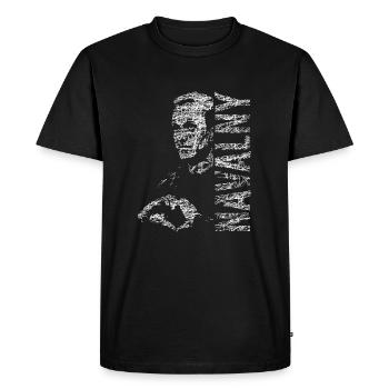 Navalny - T-shirt Premium bio Homme - noir - Devant - Nico (187cm)
