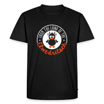 Elwedritsch - Pfalz - Dialekt - RLP pfälzisch - 2C - Männer Premium Bio T-Shirt - Schwarz - Vorne - Nico (187cm)