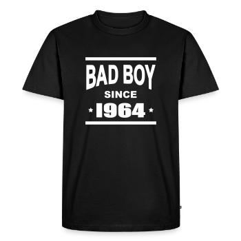 Bad boy since 1964 - T-shirt Premium bio Homme - noir - Devant - Nico (187cm)