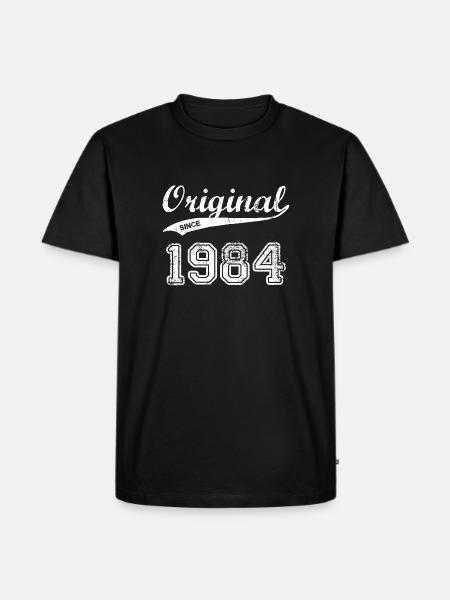 1984 - Männer Premium Bio T-Shirt - Schwarz