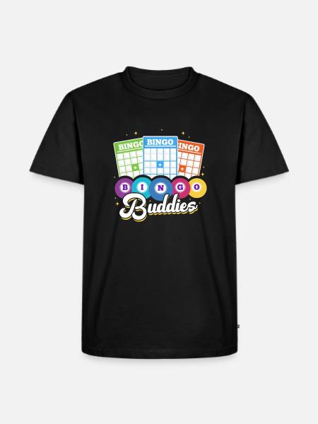 Bingo Buddies - Men's Premium Organic T-Shirt - black