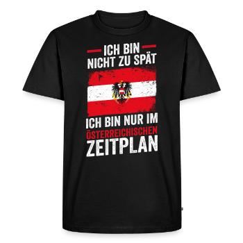 Autrichiens Autriche - T-shirt Premium bio Homme - noir - Devant - Nico (187cm)