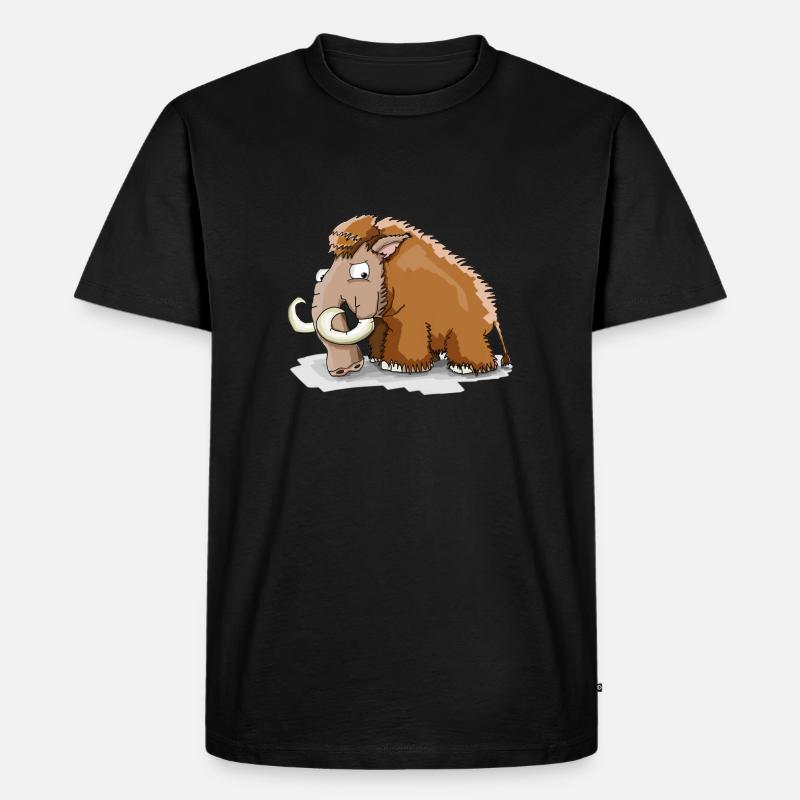 Grumpy mammoth! Gift idea - Men's Premium Organic T-Shirt - black