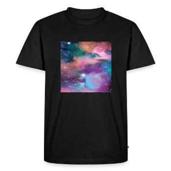 Mercure - T-shirt Premium bio Homme - noir - Devant - Nico (187cm)
