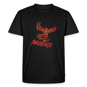 phénix - T-shirt Premium bio Homme - noir - Devant - Nico (187cm)