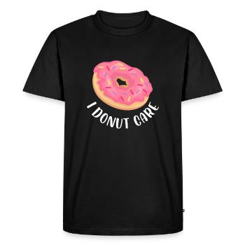 Je ne me soucie pas de la conception pour un fan de blague culinaire - T-shirt Premium bio Homme - noir - Devant - Nico (187cm)