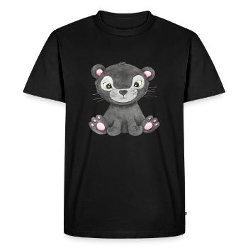 Sweet Panther Baby Amazon South America Panter - Men's Premium Organic T-Shirt - black - Front - Nico (187cm)