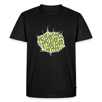 Happy Family Love Adoption Gift Bitcoin Lover - T-shirt Premium bio Homme - noir - Devant - Nico (187cm)