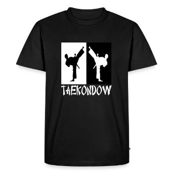 Karaté Tkd - T-shirt Premium bio Homme - noir - Devant - Nico (187cm)