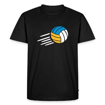 Beach-volley - T-shirt Premium bio Homme - noir - Devant - Nico (187cm)