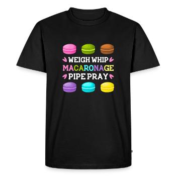 weigh whip macaronage pipe pray Design for a - Men's Premium Organic T-Shirt - black - Front - Nico (187cm)