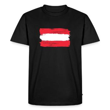 L'Autriche - T-shirt Premium bio Homme - noir - Devant - Nico (187cm)