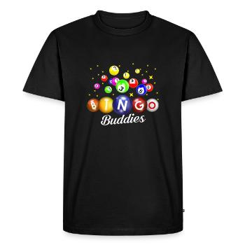 Bingo Buddies | Bingo - T-shirt Premium bio Homme - noir - Devant - Nico (187cm)