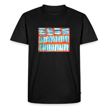 Sabino Lemon ART Thés - T-shirt Premium bio Homme - noir - Devant - Nico (187cm)
