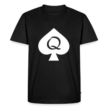 DAME DE PIQUE - T-shirt Premium bio Homme - noir - Devant - Nico (187cm)