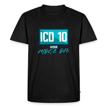 ICD 10 Mode on medical coding - Men's Premium Organic T-Shirt - black - Front - Nico (187cm)