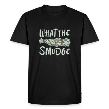 Qu’est-ce que le Smudge Energy Healing Smudging - T-shirt Premium bio Homme - noir - Devant - Nico (187cm)