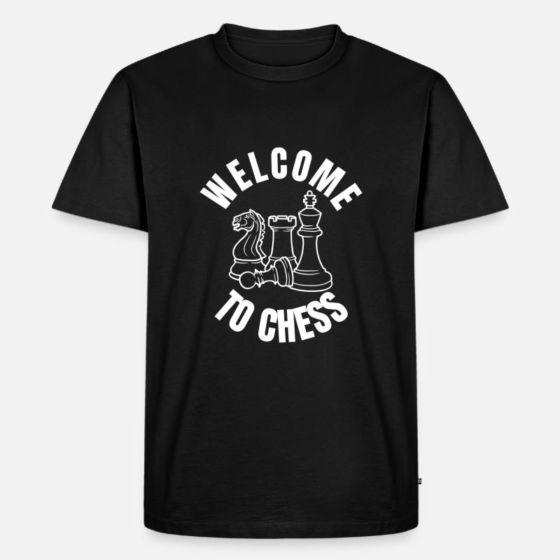 Das Welcome Board - Männer Premium Bio T-Shirt - Schwarz