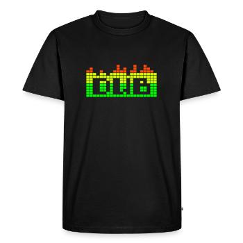 Créez souvenirs & T-Shirts de dub music - T-shirt Premium bio Homme - noir - Devant - Nico (187cm)